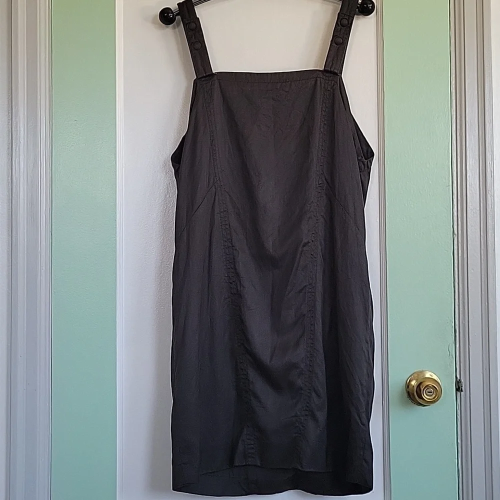 Guess Modern Gray Women's Dress Size S/M Silk Cotton Adjustable straps - Picture 3 of 13